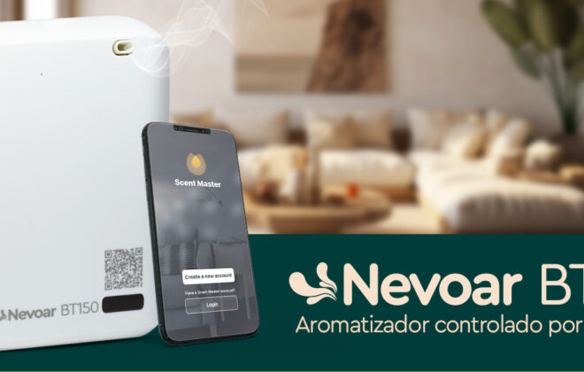Aromatizador Bluetooth - Cheiro Bom Apresenta Nevoar BT150 - solução perfeita para perfumar e transformar seus espaços Ambientes